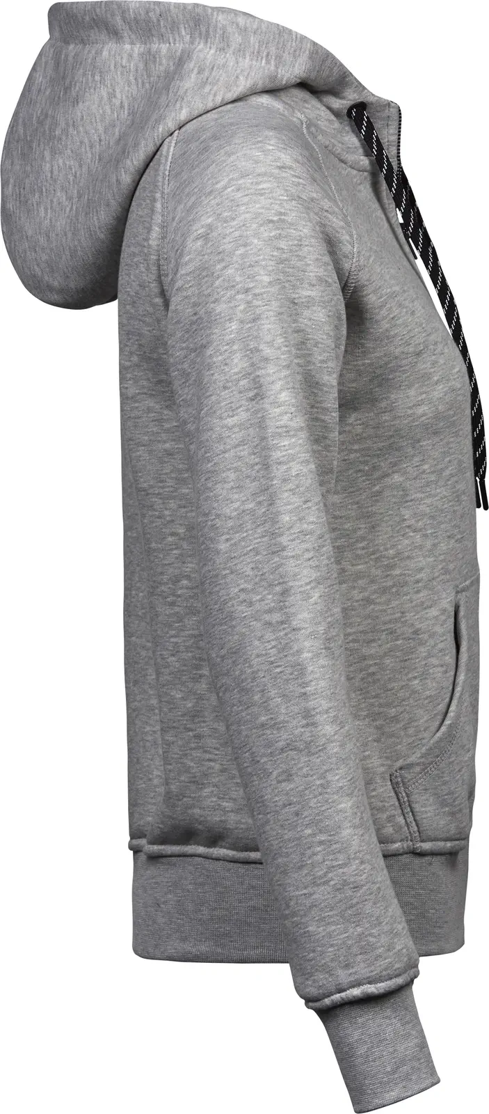 tee-jays-5436-womens-fashion-full-zip-hood-heathergrey-right-4 Tee Jays Ladies` Fashion Full Zip Hood