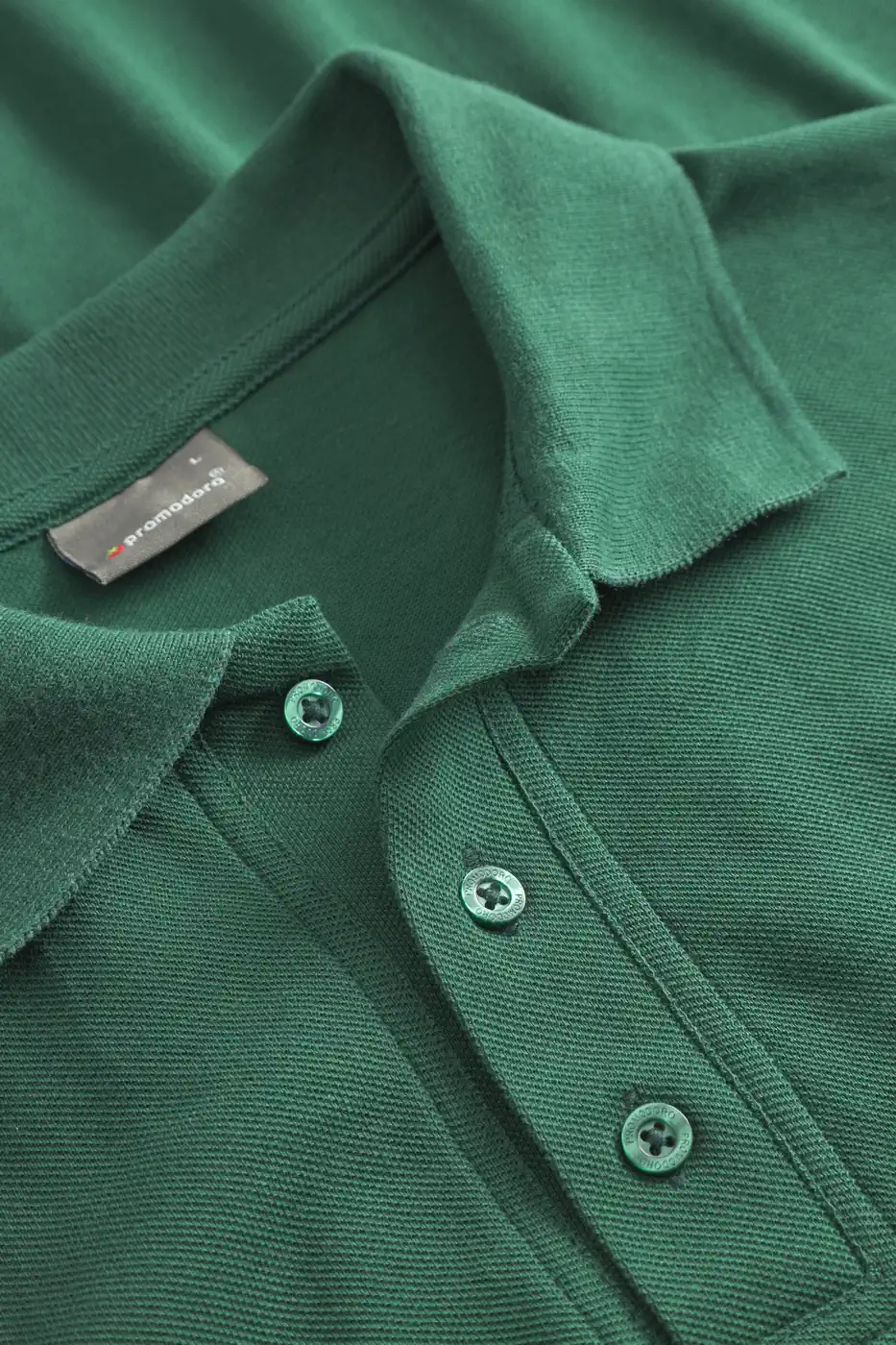 promodoro-4600-mens-heavy-polo-long-sleeve-forest-detail-7 Promodoro Men's Heavy Polo Longsleeve