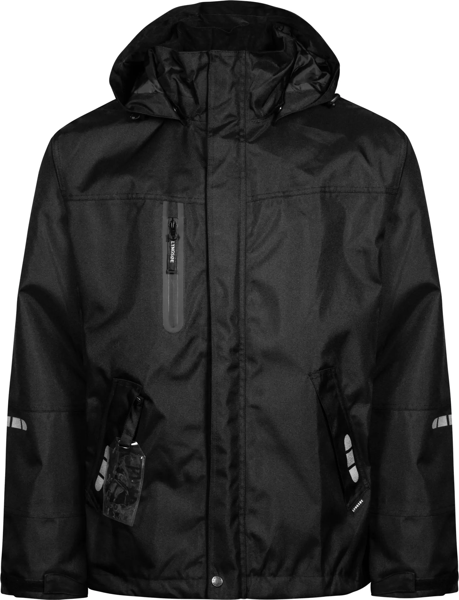 lyngsoe-fox7057-atmungsaktive-shell-jacke-schwarz-front-1 Lyngsøe FOX7057 Atmungsaktive Shell-Jacke
