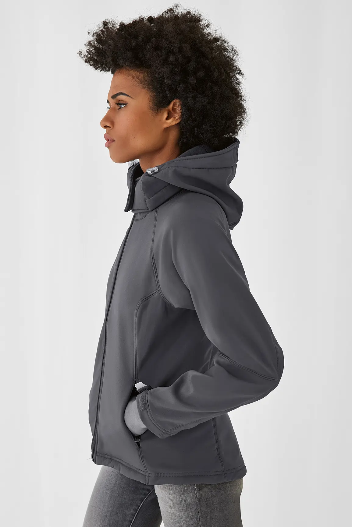 B&C Hooded Softshelljacke Women