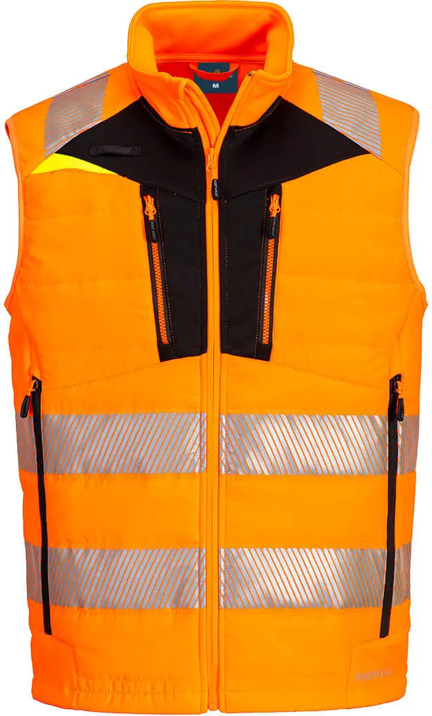 leuchtorange/schwarz