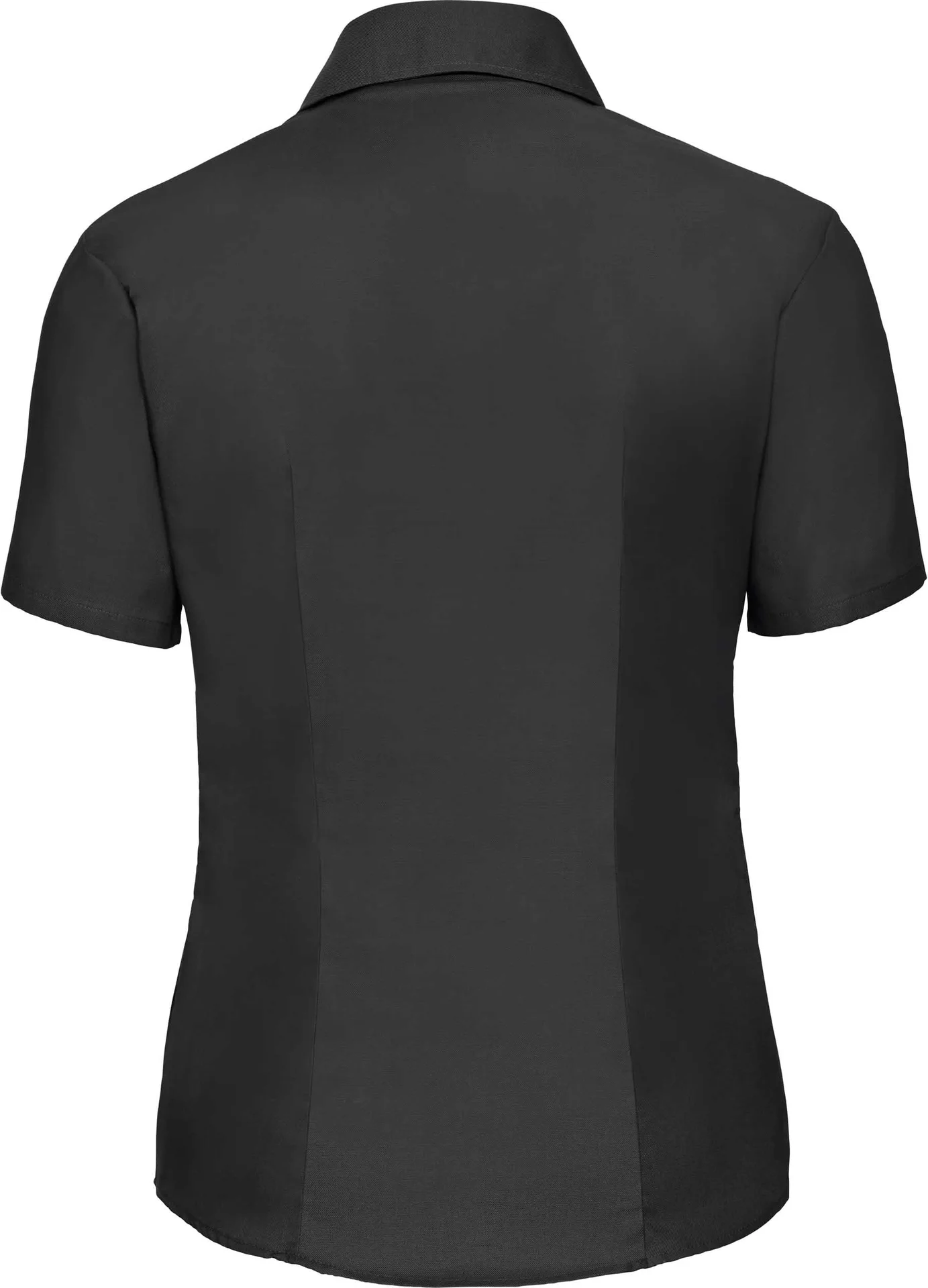 russell-r933f-ladies-short-sleeve-easy-care-oxford-shirt-black-back-5 Russell Ladies Short Sleeve Easy Care Oxford Shirt