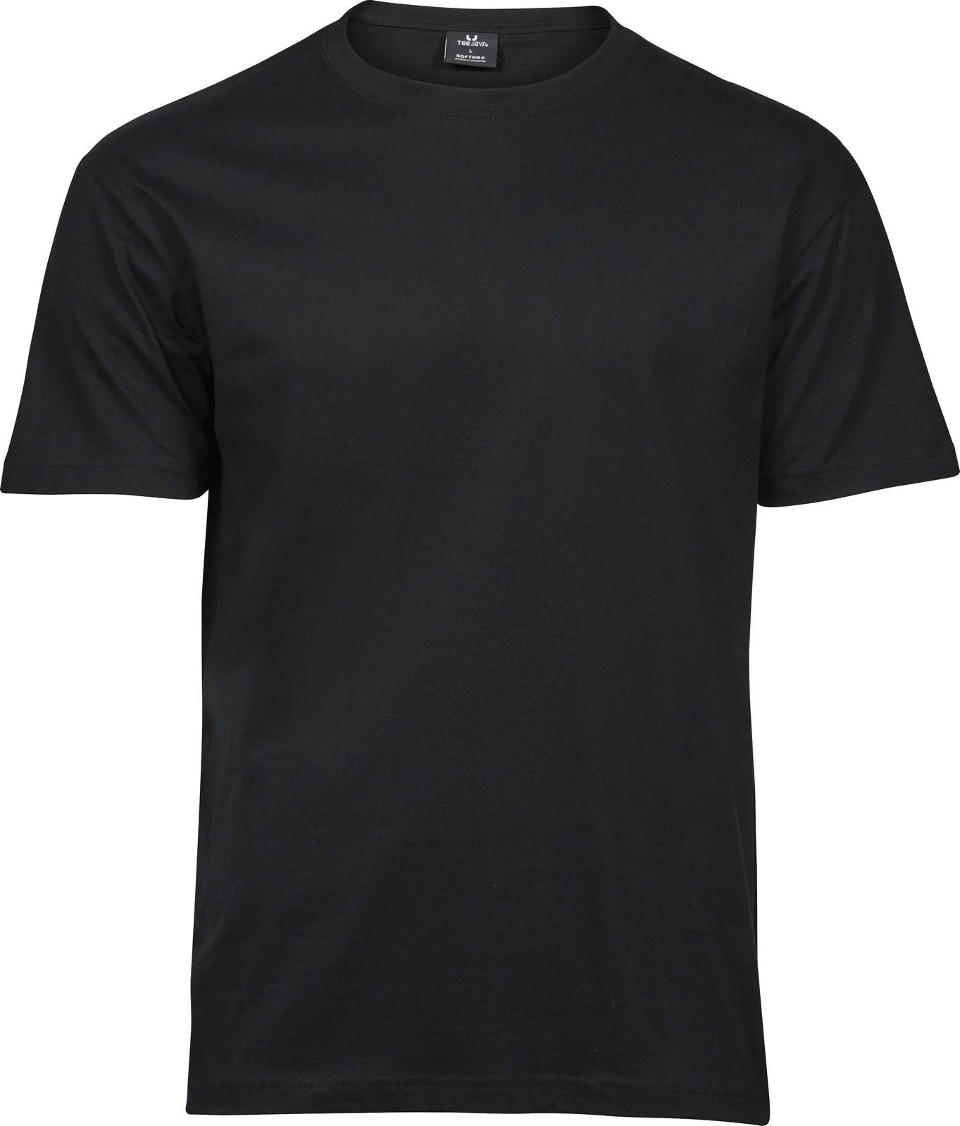 tee-jays-8000-mens-sof-t-shirt-black-front-1 Tee Jays Men's Sof Tee