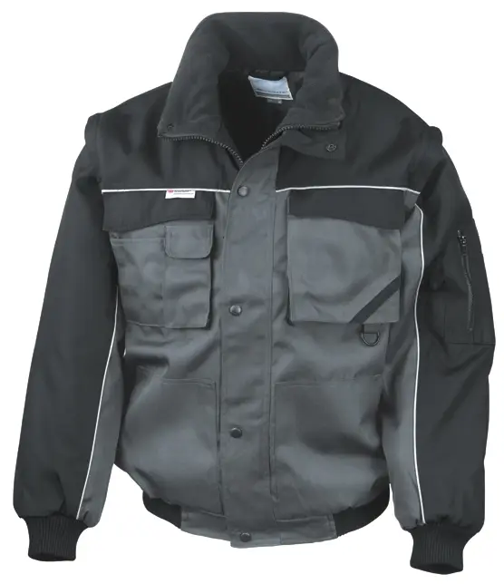 Result Zip Sleeve Heavy Duty Jacket Result Zip Sleeve Heavy Duty Jacket