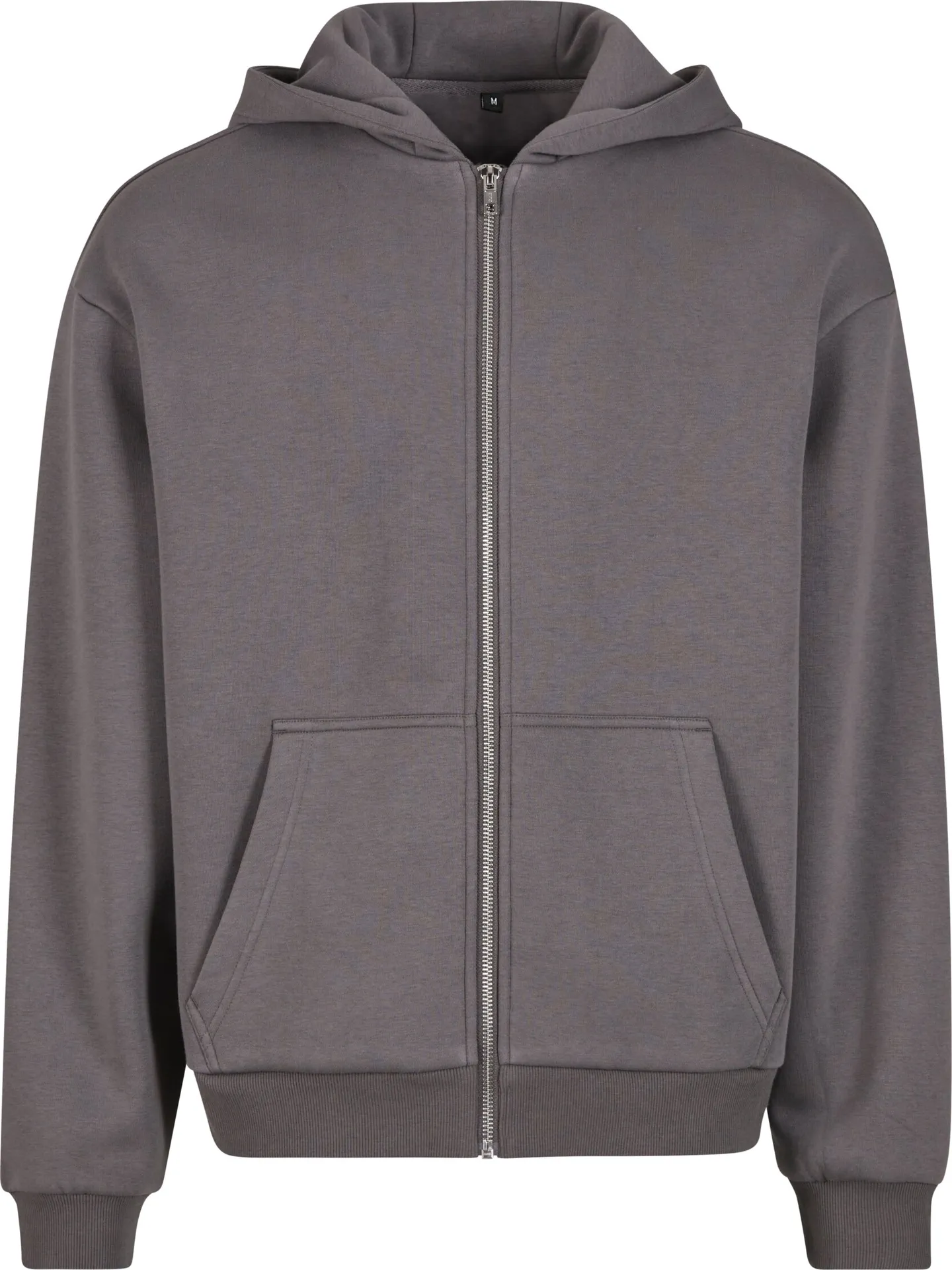 Build Your Brand Fluffy Zip Hoody