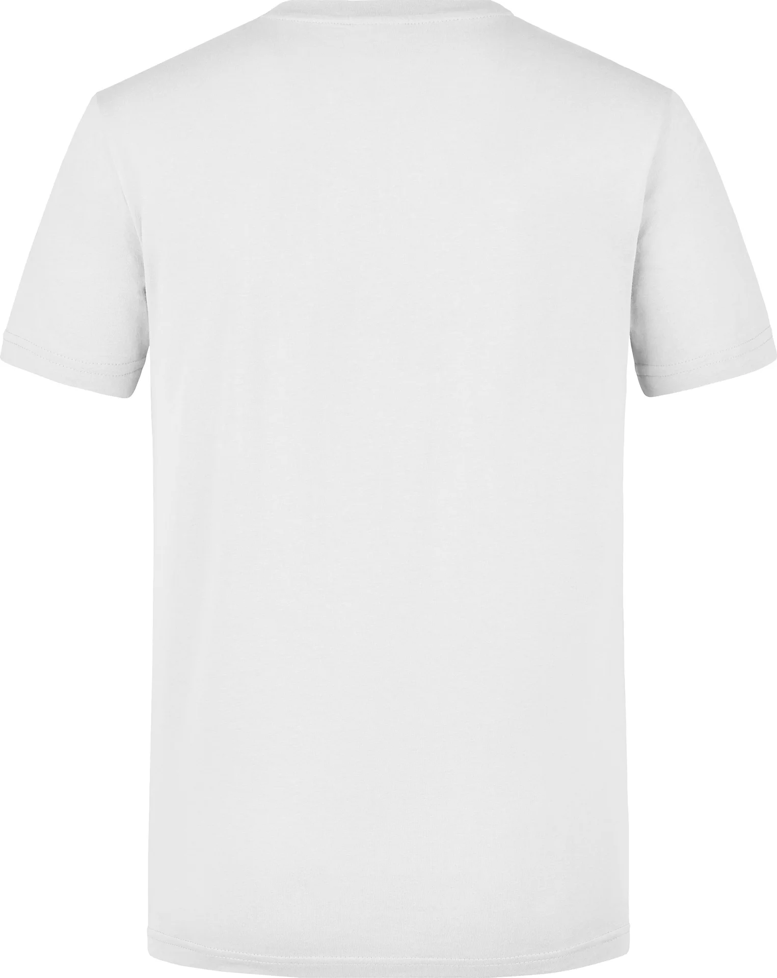 jn911-mens-slim-fit-t-shirt-white-back-5 James & Nicholson Men's Slim Fit-T