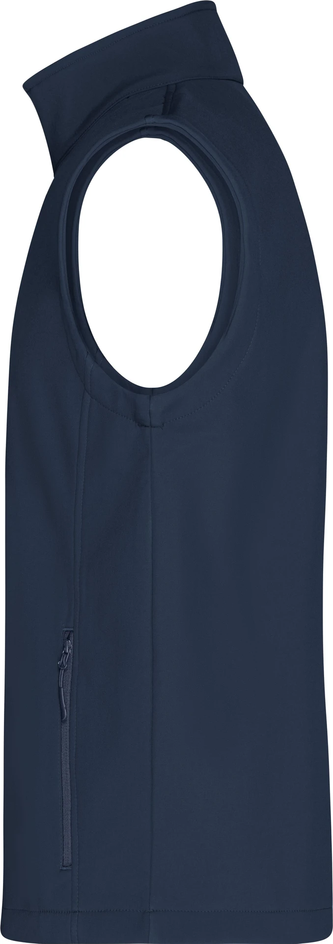 jn1128-mens-promo-softshell-vest-navy-navy-left-4 James & Nicholson Men's Promo Softshell Vest