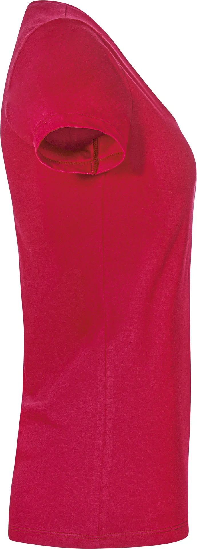 promodoro-1525-womens-v-neck-t-shirt-brightrose-side-5 Promodoro X.O Women´s V-Neck T-Shirt