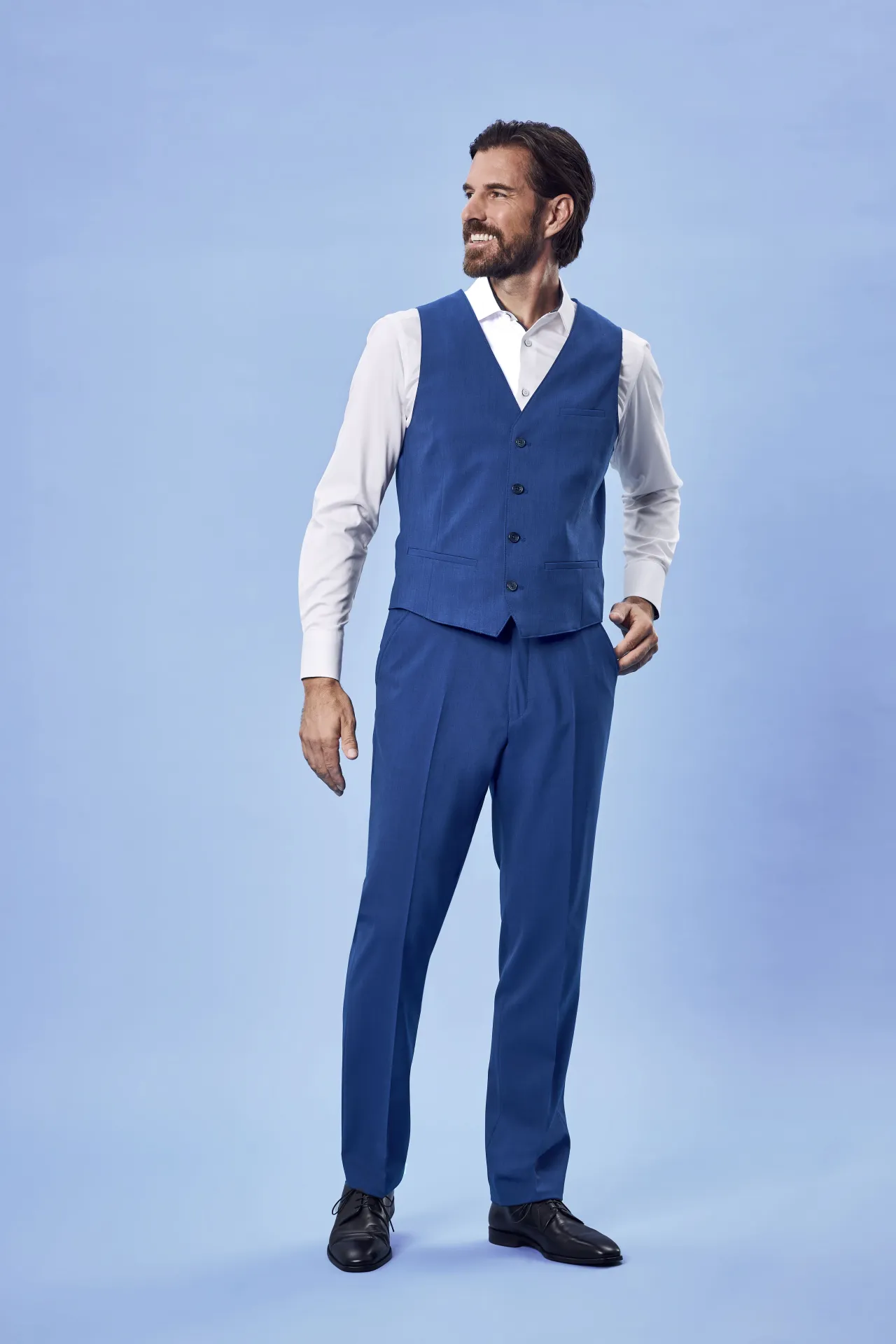 greiff-1325-herren-hose-rf-premium_italian-blue-model-1 GREIFF Herren Hose PREMIUM Regular Fit