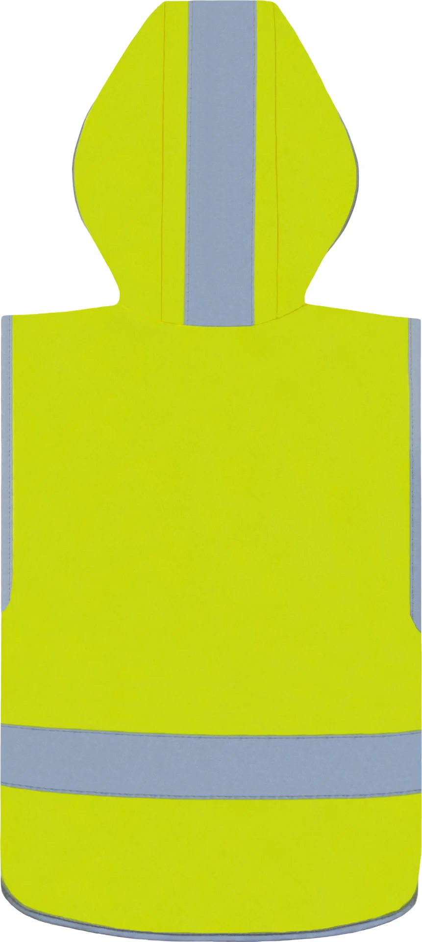 korntex-kxkwh-kids-hooded-hi-vis-safety-vest-odense-signalyellow-back-5 Korntex Kids´ Hooded Hi-Vis Safety Vest Odense