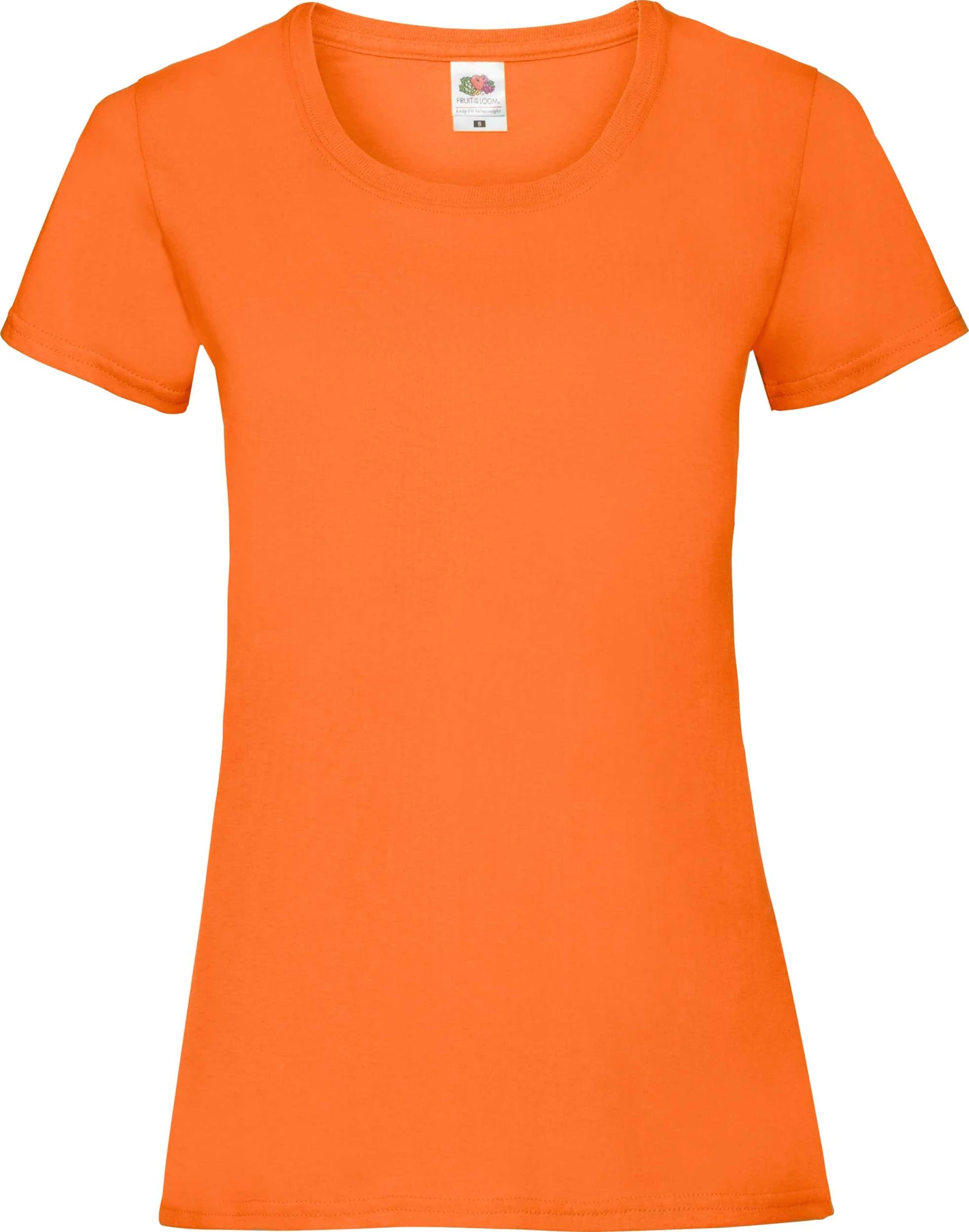 fruit-of-the-loom-61-372-0-ladies-valueweight-t-shirt-orange-4 F.O.L. Lady-Fit Valueweight T