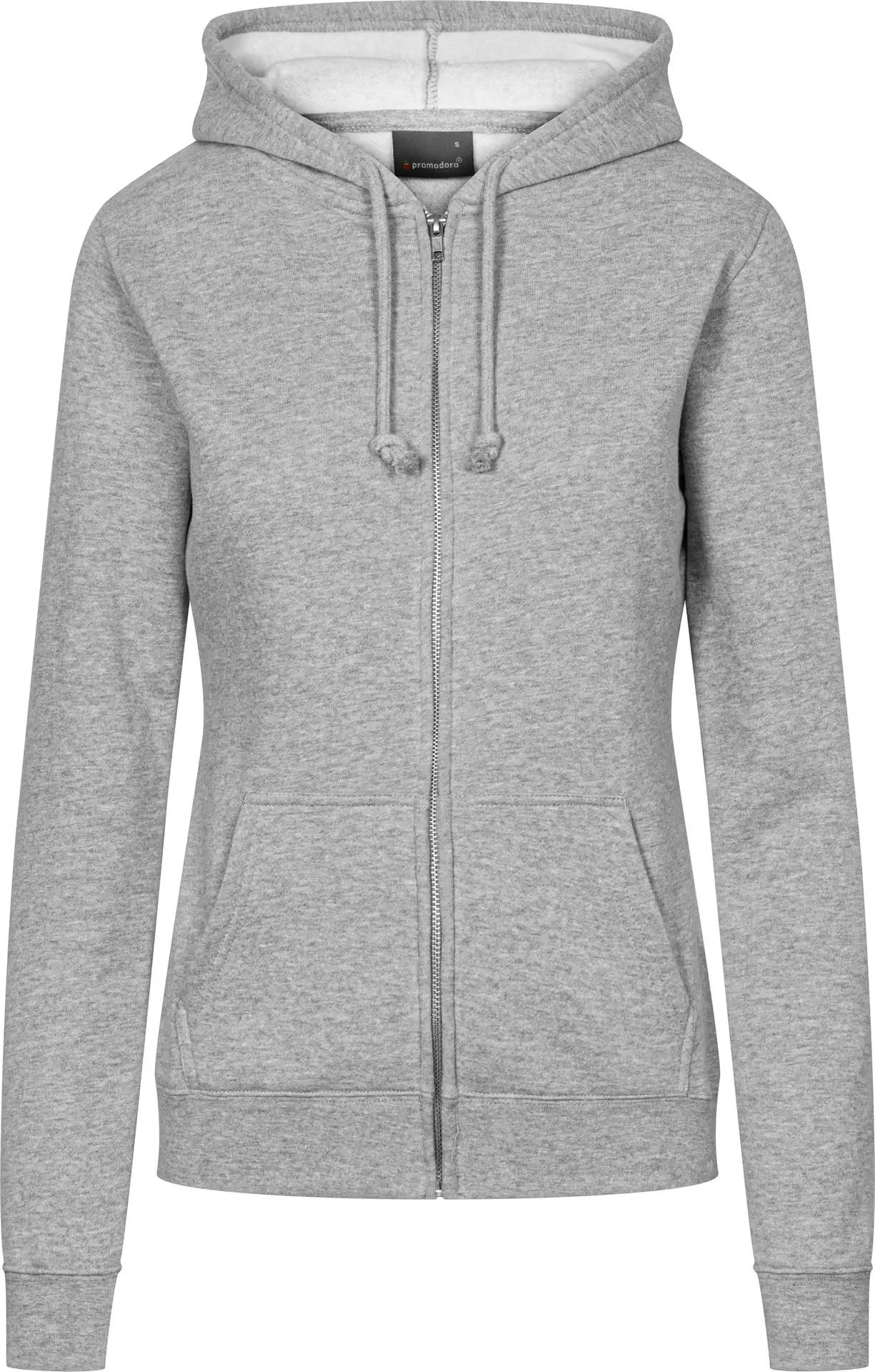 promodoro-5181-womens-hoody-jacket-sportsgrey-front-3 Promodoro Women's Hoody Jacket 80/20