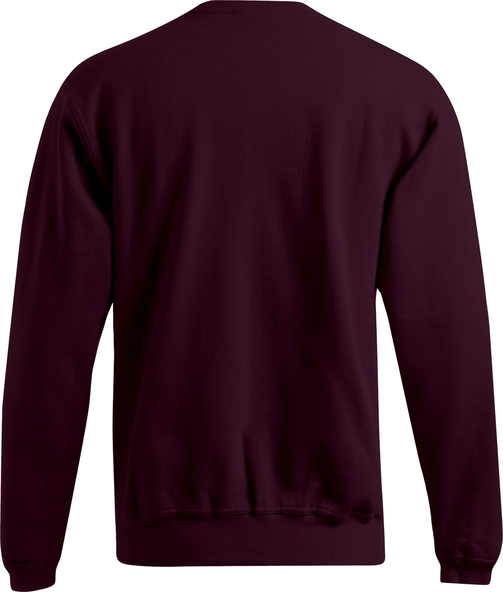 promodoro-2199-mens-new-sweater-burgundy-back-6 Promodoro Men's Sweater 80/20