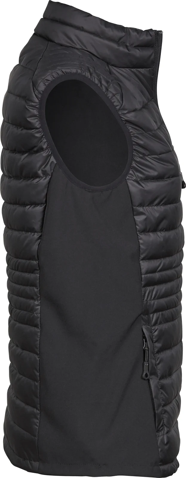 tee-jays-9625-womens-crossover-bodywarmer-black-black-right-4 Tee Jays Ladies Crossover Bodywarmer