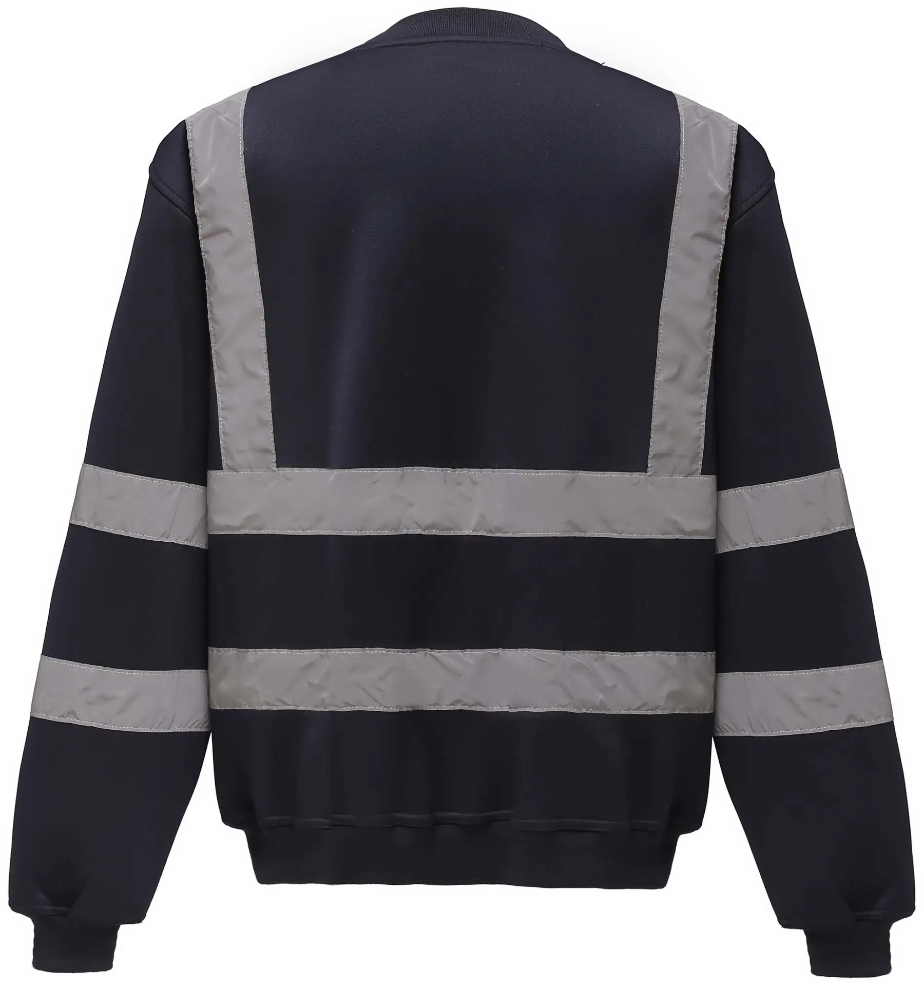 yoko-hvj510-hi-vis-sweatshirt-black-back-2 YOKO High Visibility Sweatshirt