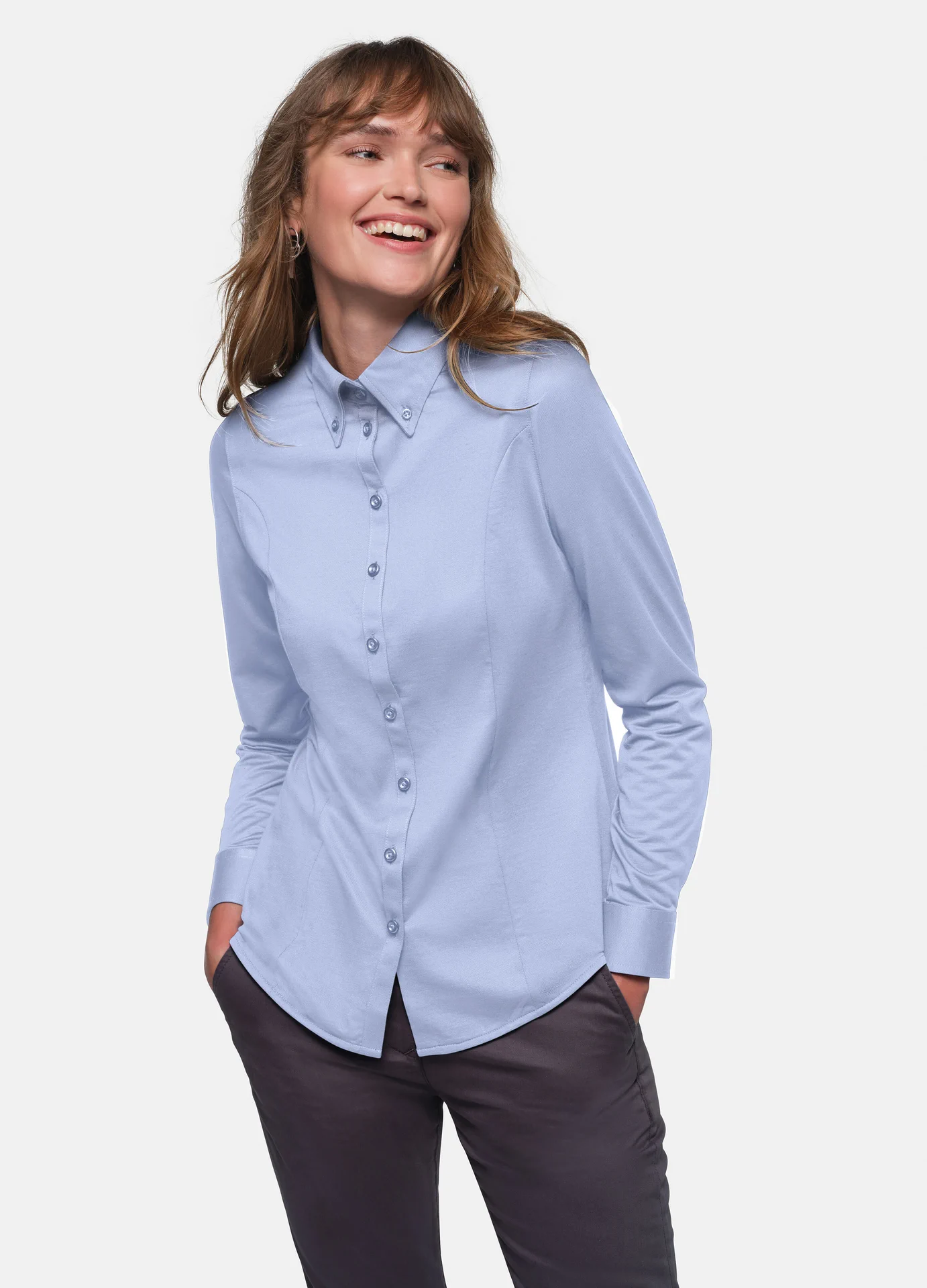 HAKRO Bluse 1/1 Arm 129 Natural Stretch