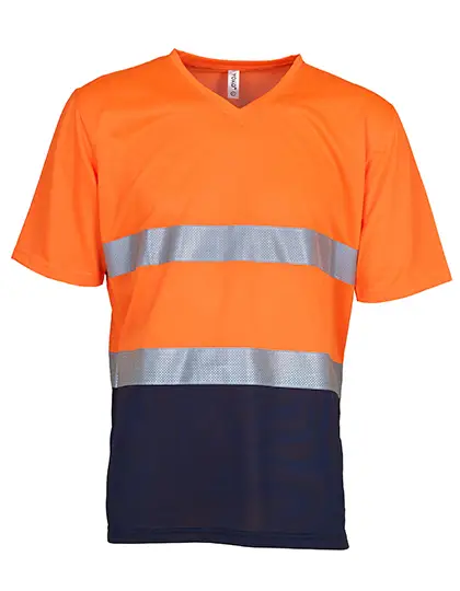 hi-vis orange/navy