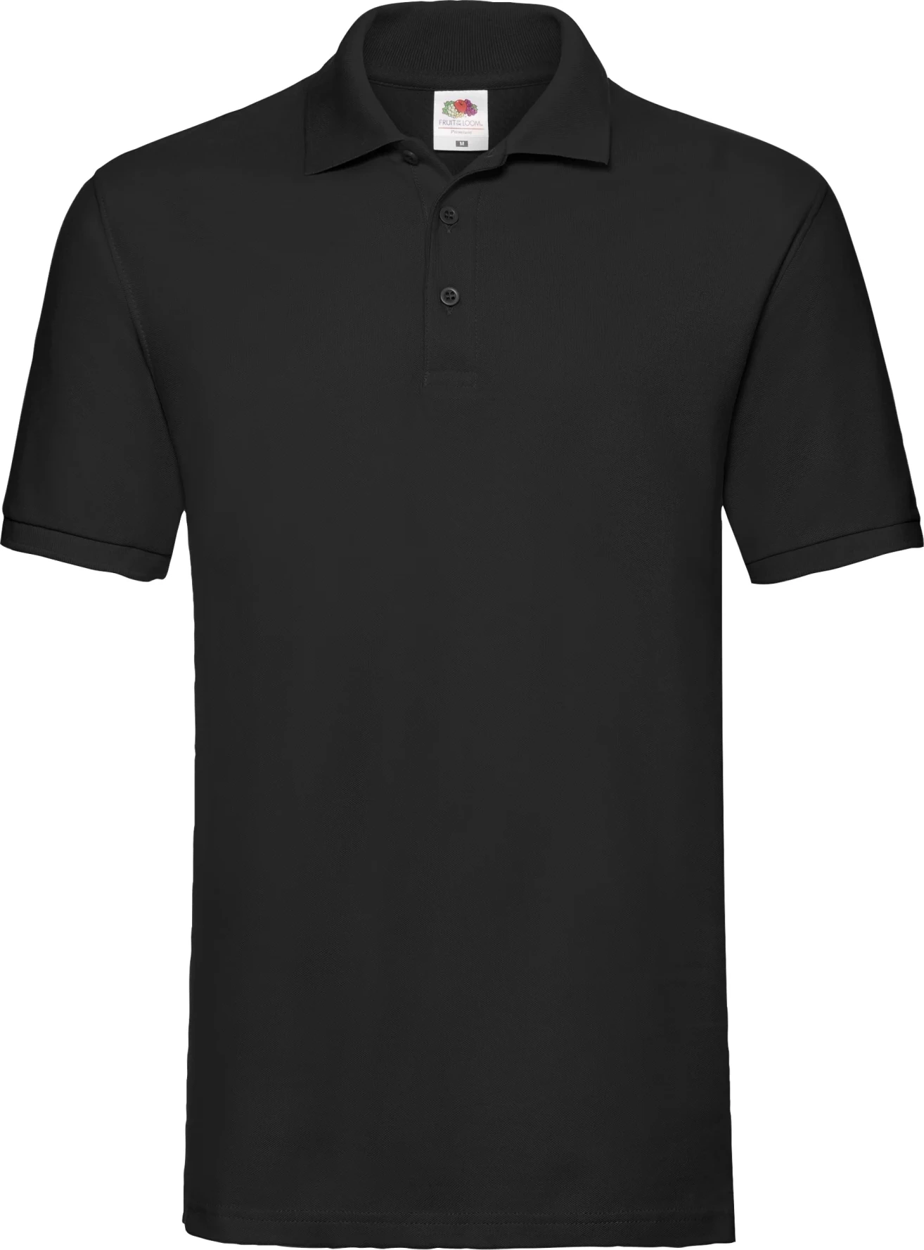 fruit-of-the-loom-63-218-0-premium-poloshirt-black-4 F.O.L. Premium Polo