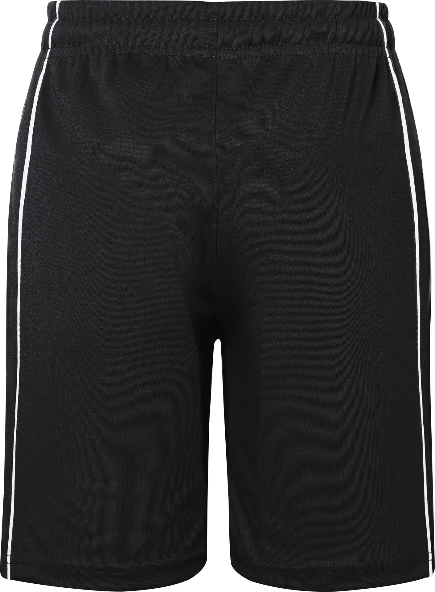 jn387k-basic-team-shorts-junior-black-white-back-5 James & Nicholson Kids Basic Team Shorts (387k)