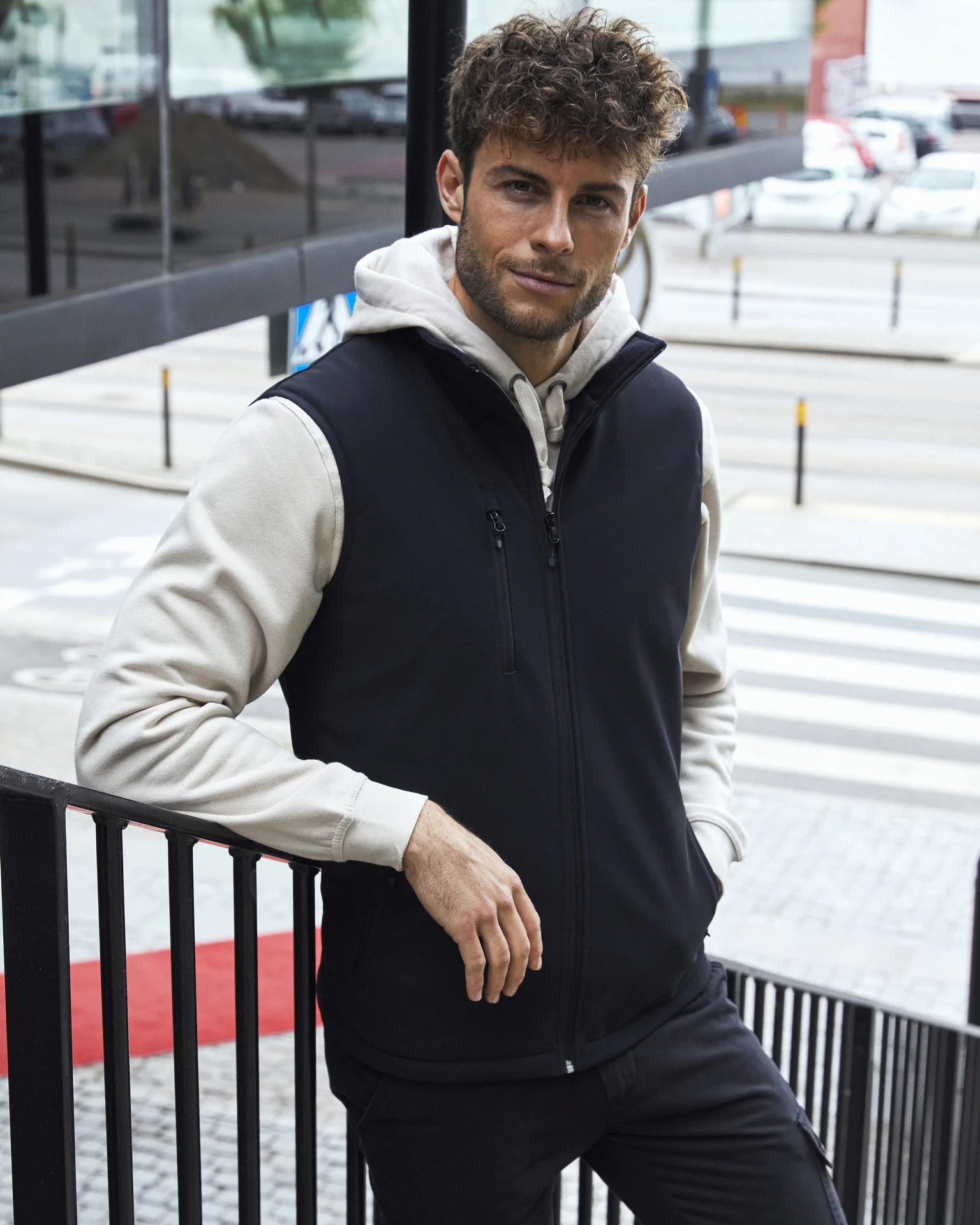 CLIQUE Wattierte Herren Softshellweste