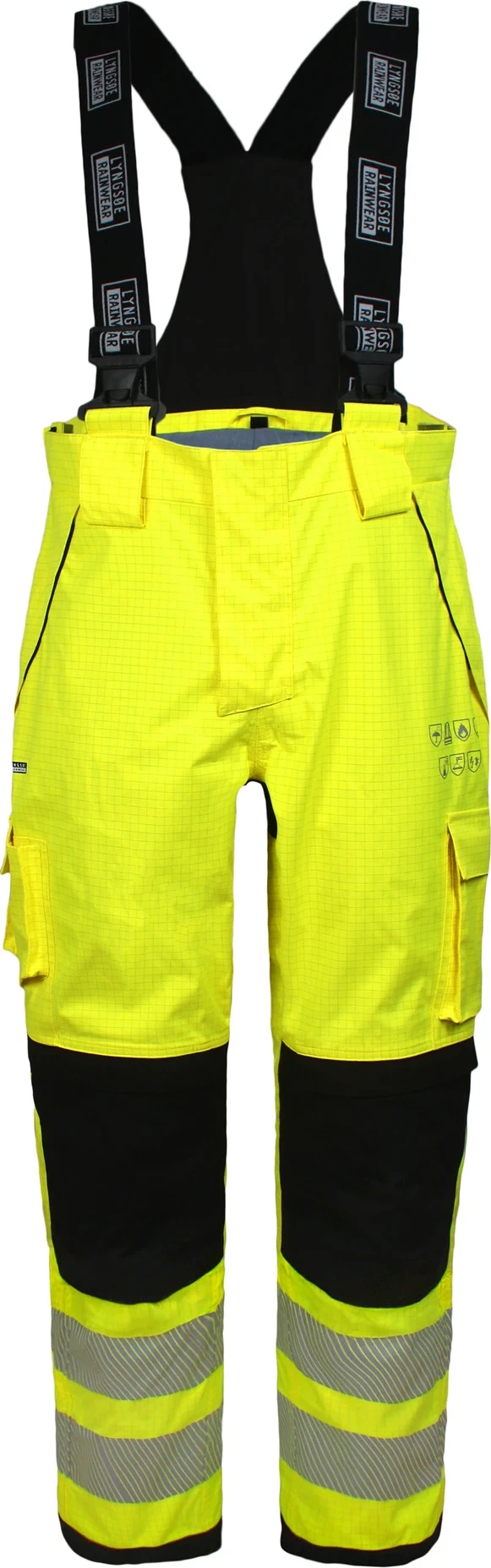 lyngsoe-arc-lr15052-multinorm-hi-vis-hose-mit-innenfutter-leuchtgelb-schwarz-front-1 Lyngsøe ARC-LR15052 Multinorm Hi-Vis Hose mit Innenfutter