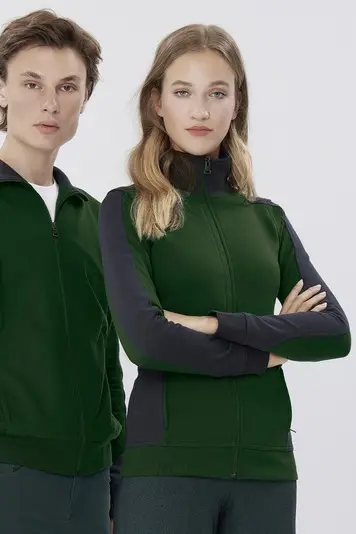 HAKRO Damen-Sweatjacke 277 Contrast Mikralinar®