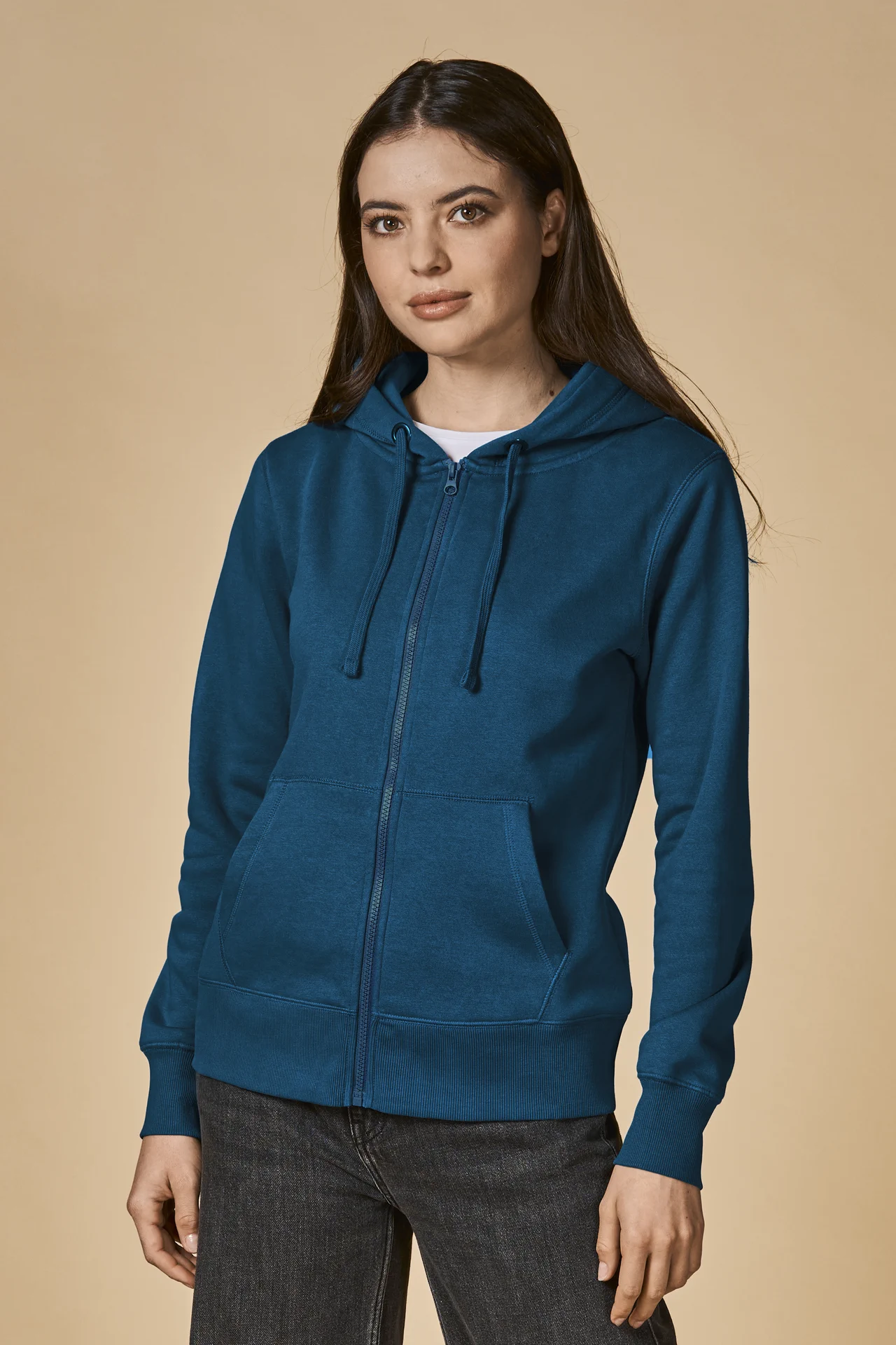 promodoro-1751-womens-hoody-jacket-petrol-model-0 Promodoro X.O Women´s Hoody Jacket