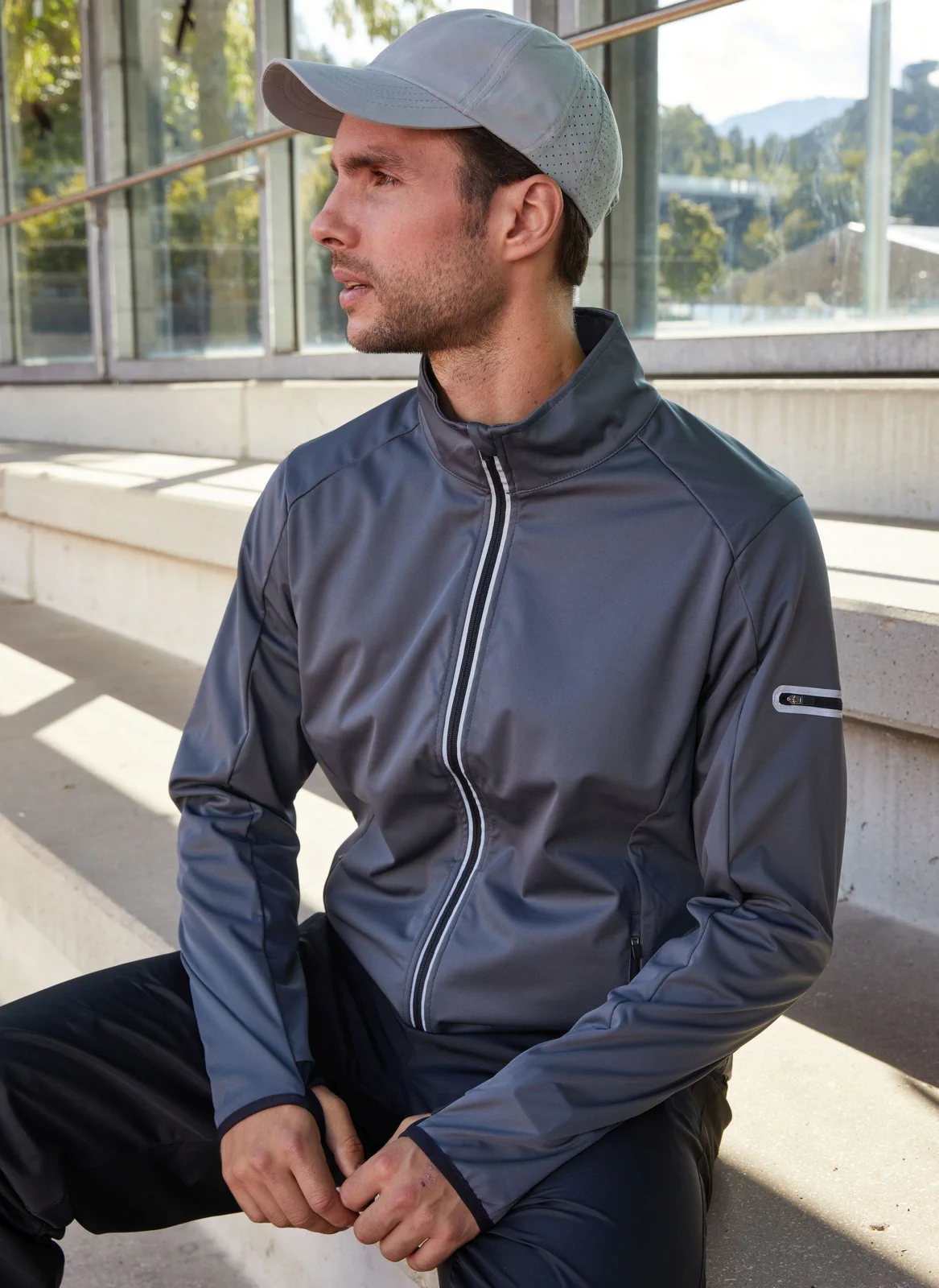 James & Nicholson Men`s Sports Softshell Jacket