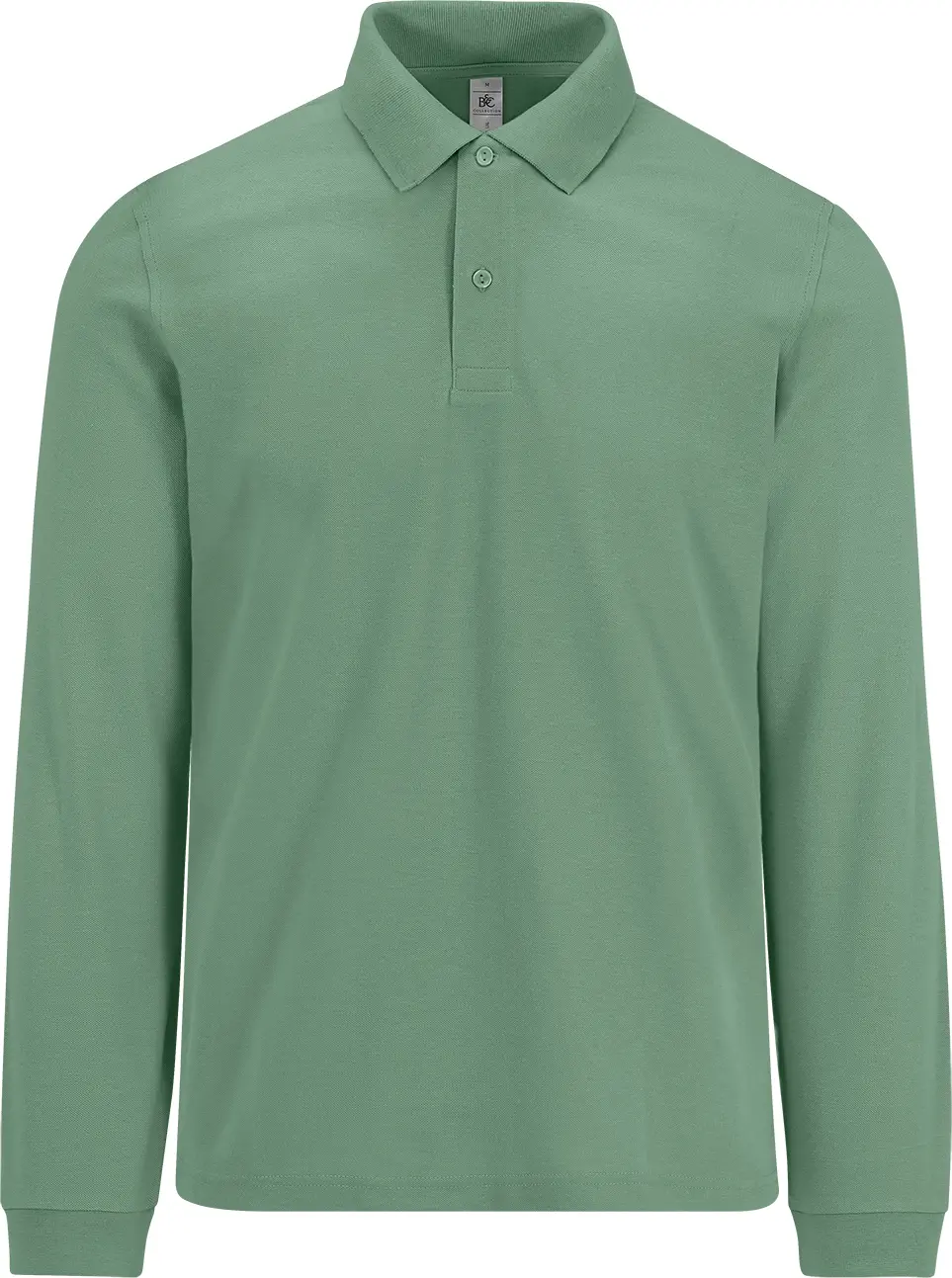BC-PU427-My-Polo-210-LSL-amalfigreen-4 B&C My Polo 210 Long Sleeve