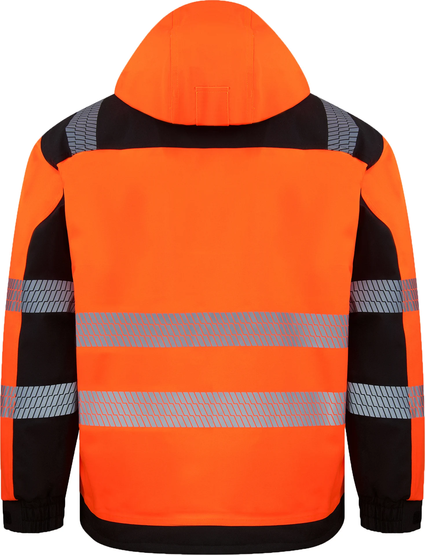 korntex-kxbrsshrj-premium-printable-hi-vis-softshell-safety-jacket-copenhagen-signalorange-black-back-4 Korntex Premium Hi-Vis Softshell Regenjacke (Printable) Copenhagen