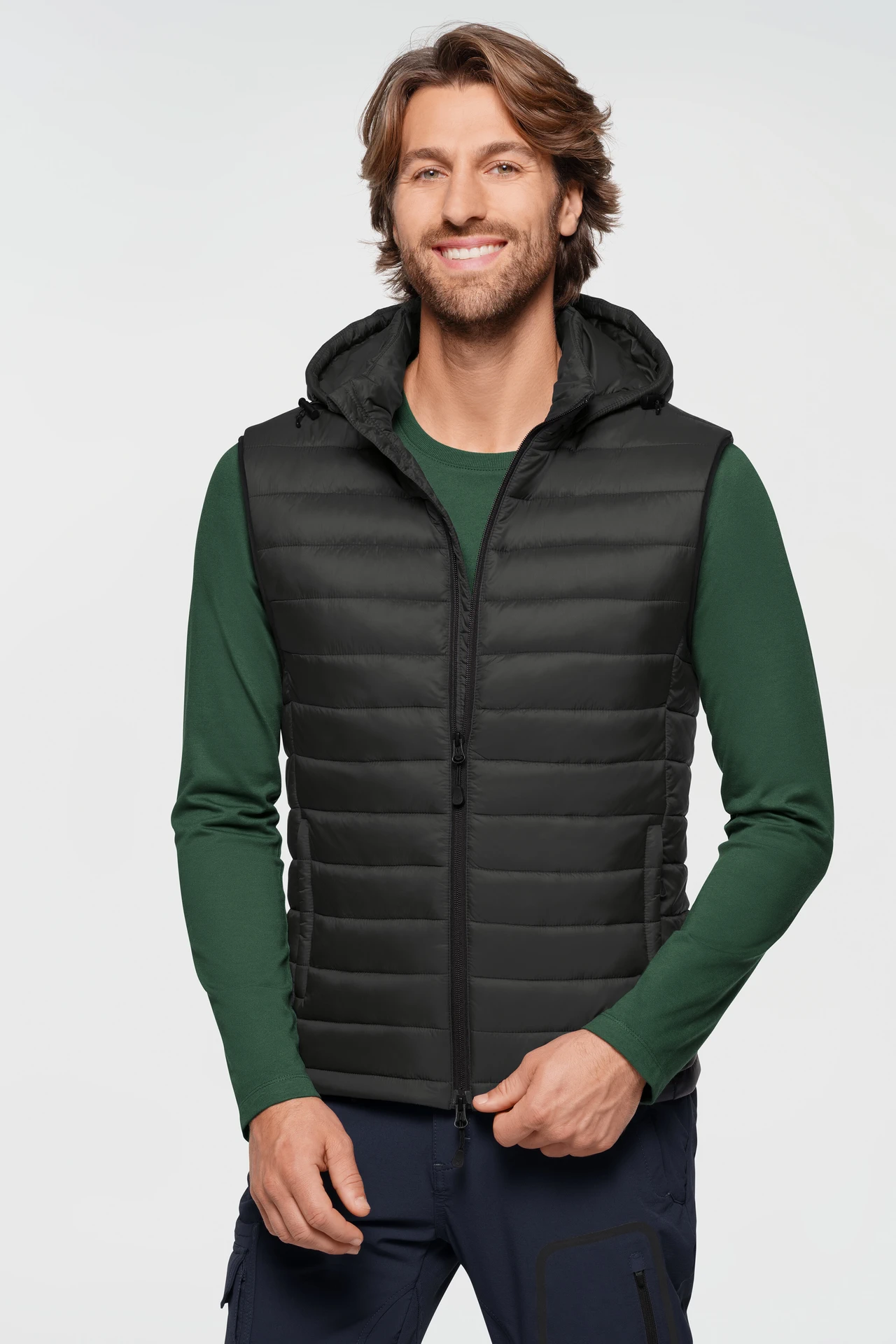 hakro-897-kapuzen-loftweste-karbongrau-model-0 HAKRO Kapuzen-Loftweste 897