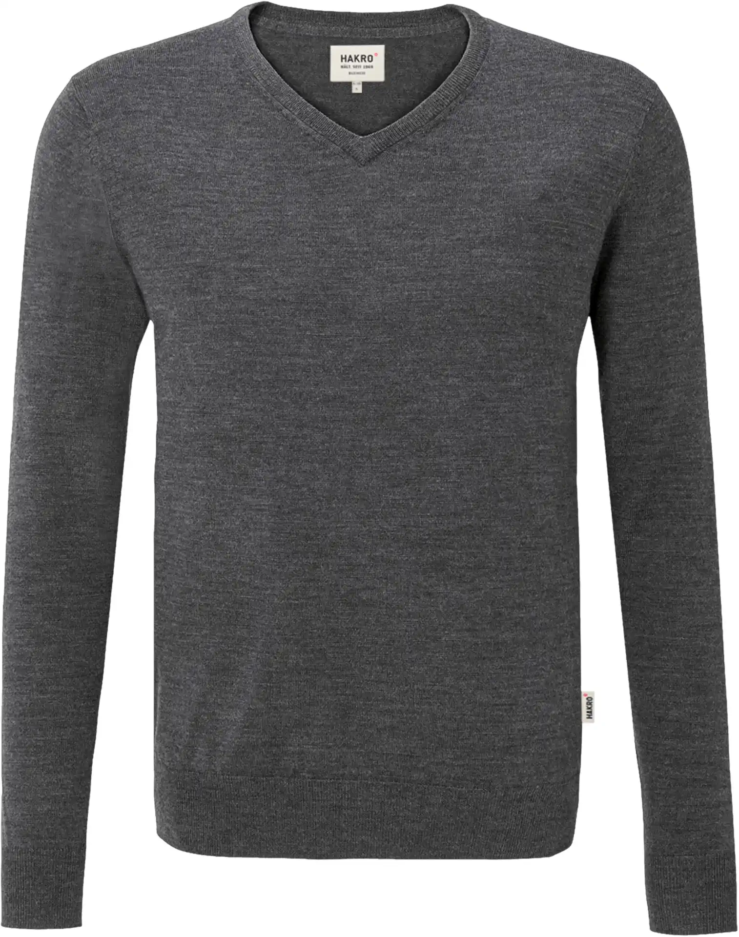 HAKRO V-Pullover 144 Merino Wool