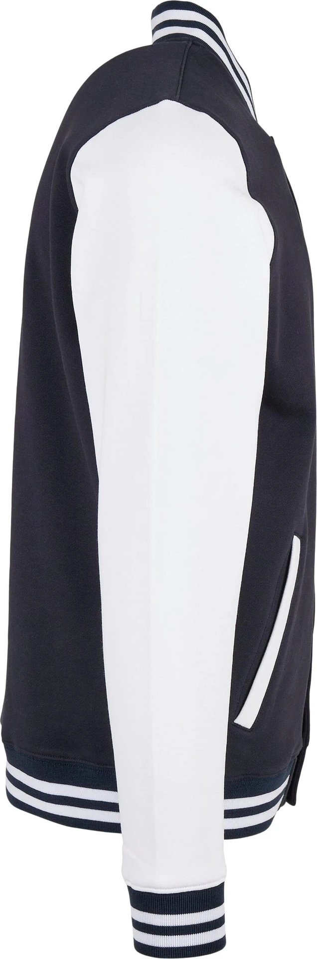 BYB-BB004-basic-college-jacket-navy-white-right-8 Build Your Brand Basic College Jacket