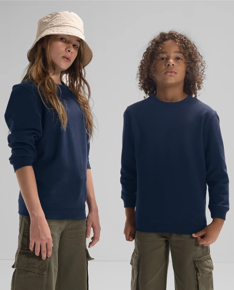B&C Kids ID.332 Crew Sweatshirt