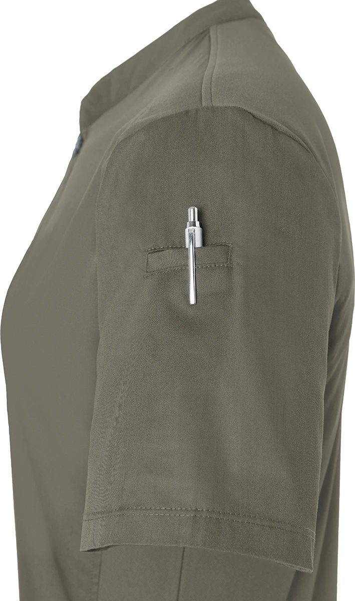 karlowsky-tf3-kurzarm-damen-arbeitsshirt-performance-sage-detail-6 KARLOWSKY Kurzarm Damen-Arbeitsshirt Performance