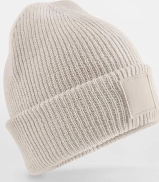 Beechfield Kids Deep Cuffed Tonal Patch Beanie