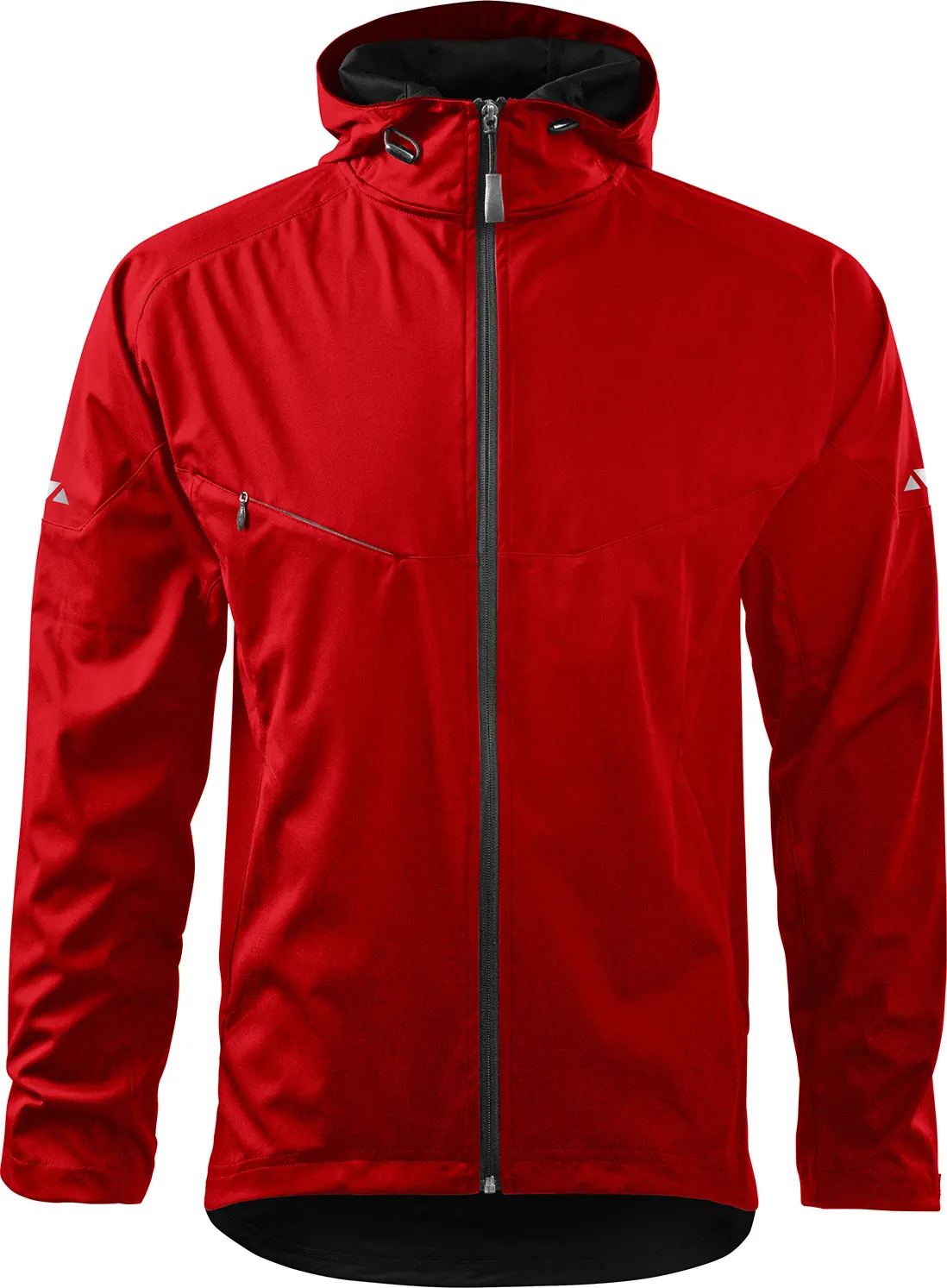 malfini-515-cool-softshelljacke-herren-rot-front-2 MALFINI Softshelljacke Cool 515