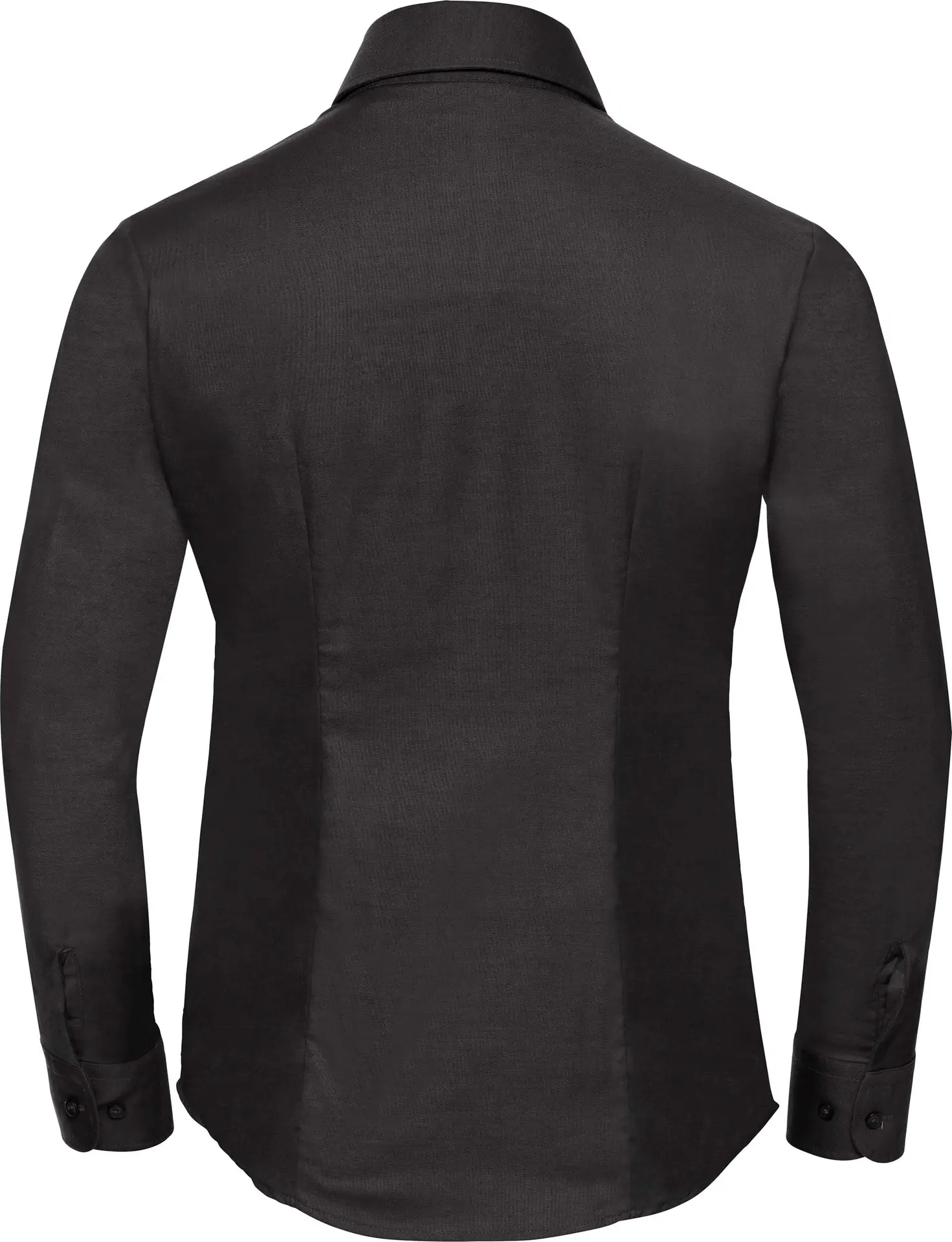 russell-r932f-ladies-ls-easy-care-oxford-shirt-black-back-5 Russell Ladies Long Sleeve Easy Care Oxford Shirt