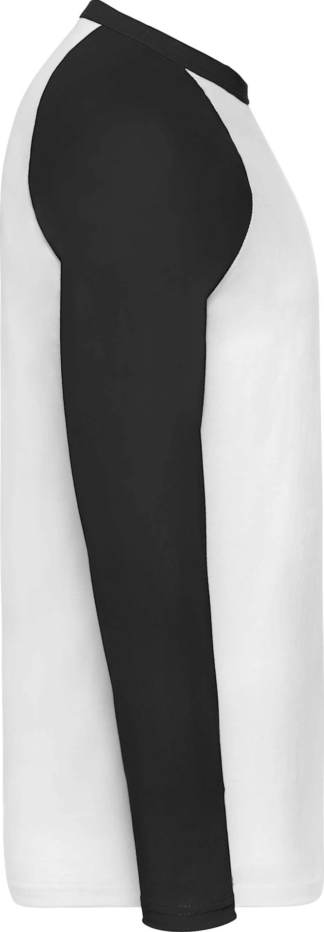 fruit-of-the-loom-61-028-0-long-sleeve-baseball-t-shirt-white-black-5 F.O.L. Long Sleeve Baseball T