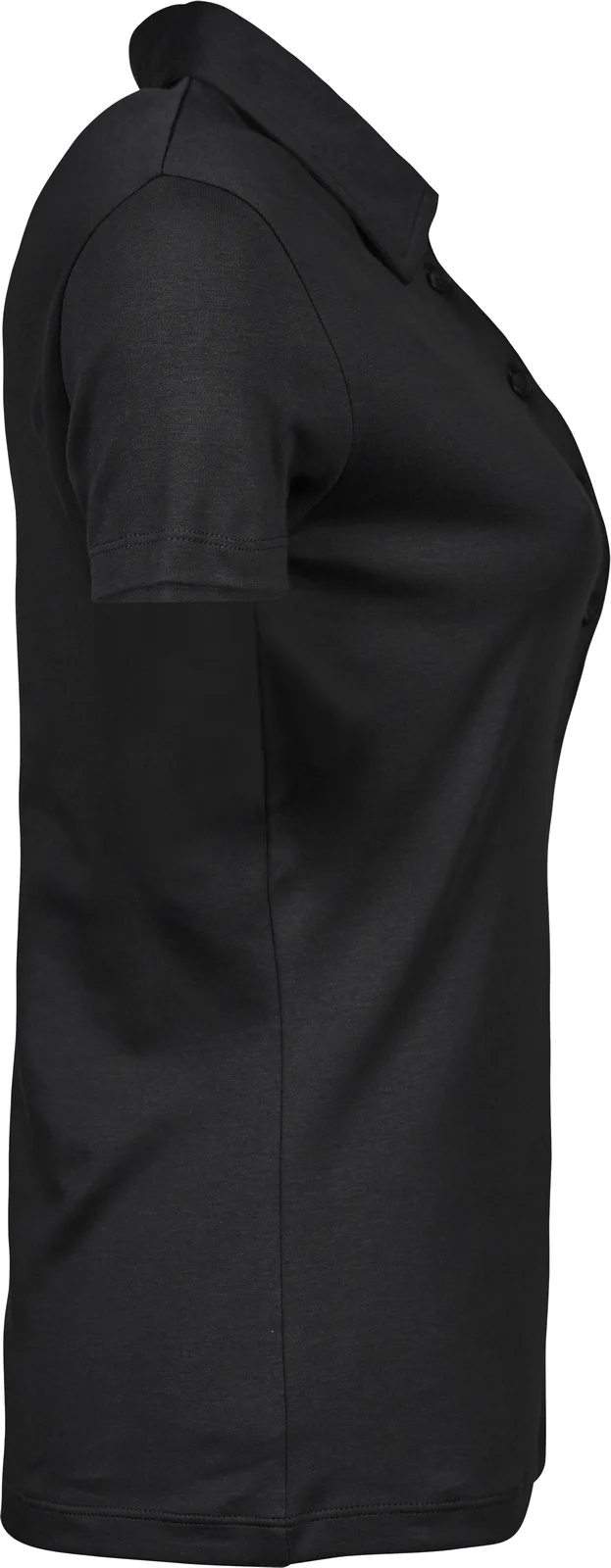 tee-jays-1441-womens-pima-cotton-poloshirt-black-right-4 Tee Jays Ladies Pima Cotton Polo