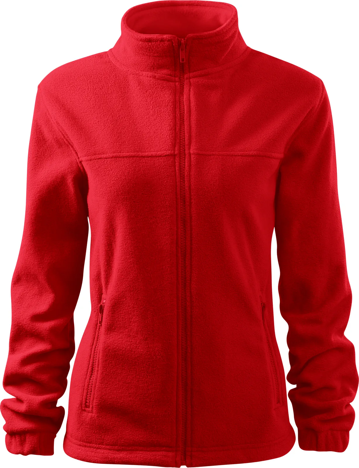 rimeck-504-fleece-damen-jacket-rot-front-2 RIMECK Fleecejacke Damen Jacket 504