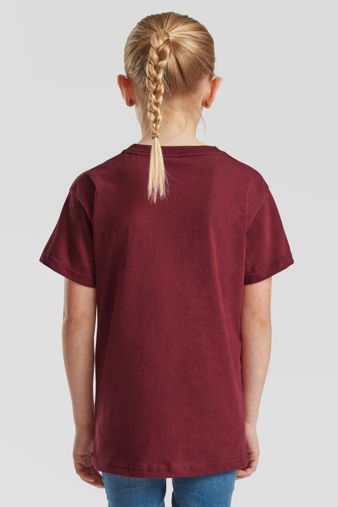 fruit-of-the-loom-61-019-0-kids-original-t-shirt-burgundy-model-2 F.O.L. Kids Original T
