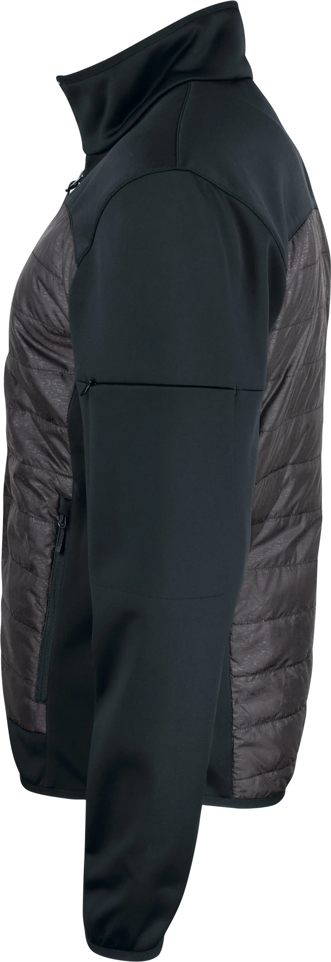 clique-020933-custer-jacket-men-black-reflective-left-3 CLIQUE Reflektierende Herren Hybrid Jacke