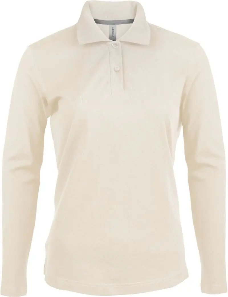 Kariban Damen Piqué Polo langarm