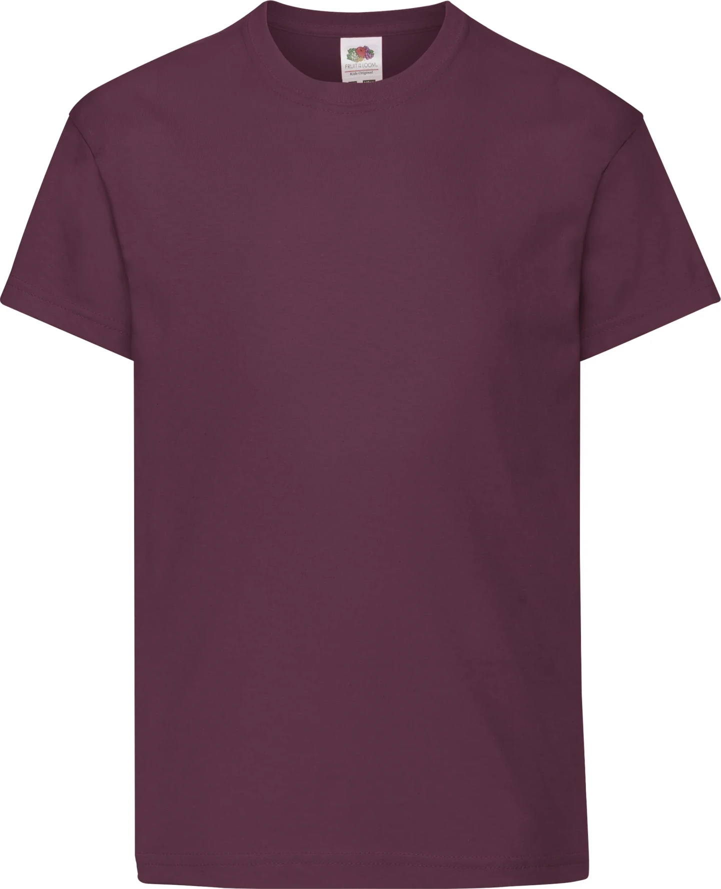 fruit-of-the-loom-61-019-0-kids-original-t-shirt-burgundy-4 F.O.L. Kids Original T