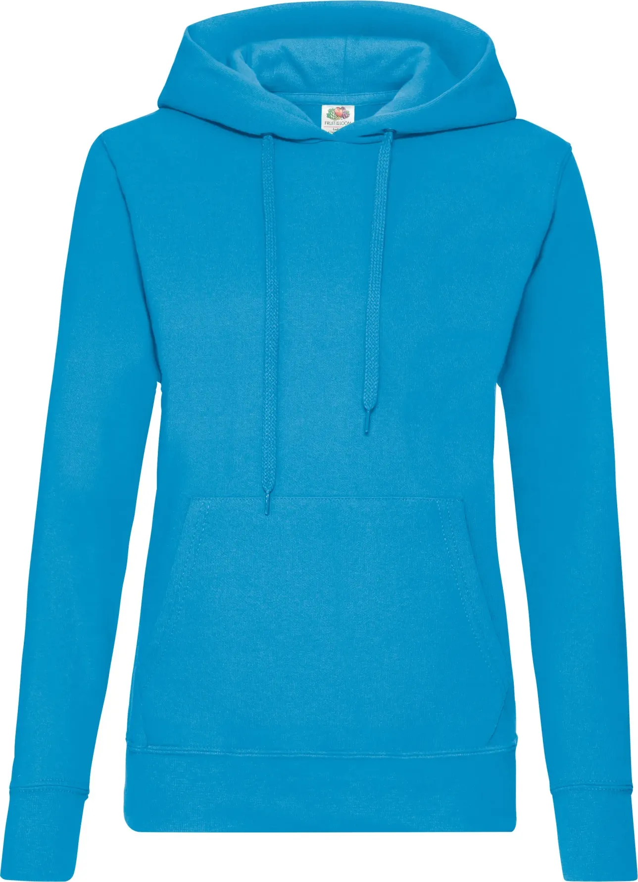 fruit-of-the-loom-62-038-0-ladies-classic-hooded-sweatshirt-azureblue-4 F.O.L. Ladies Classic Hooded Sweat
