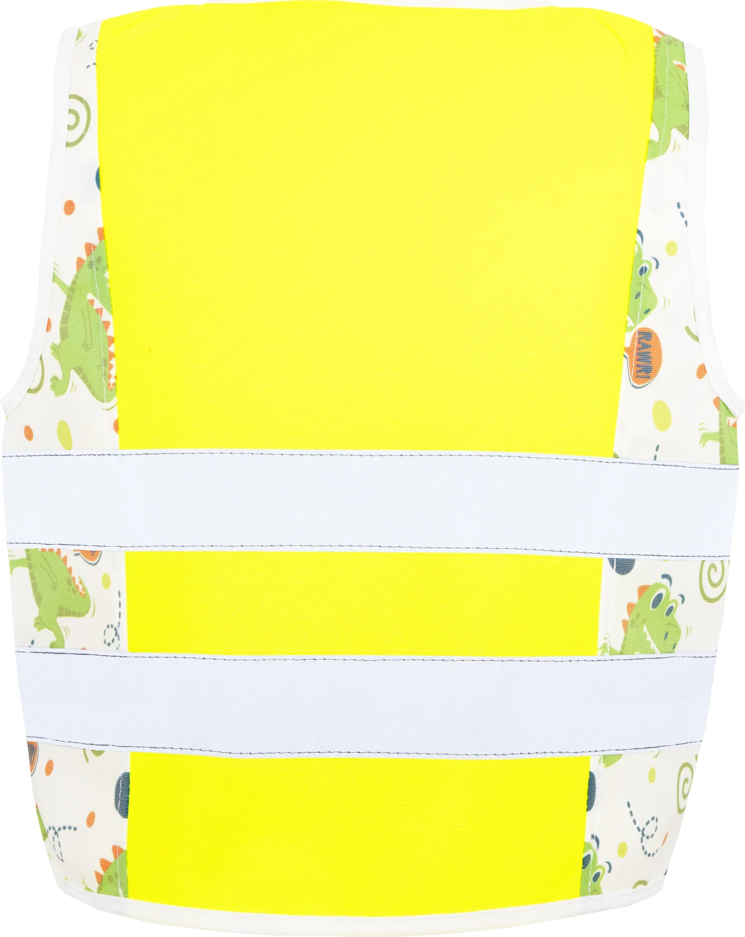 korntex-actdin-childrens-safety-vest-action-dinosaurs-co2-neutral-t-rex-back-4 Korntex Kinder Warnweste Action Line Dinosaurs