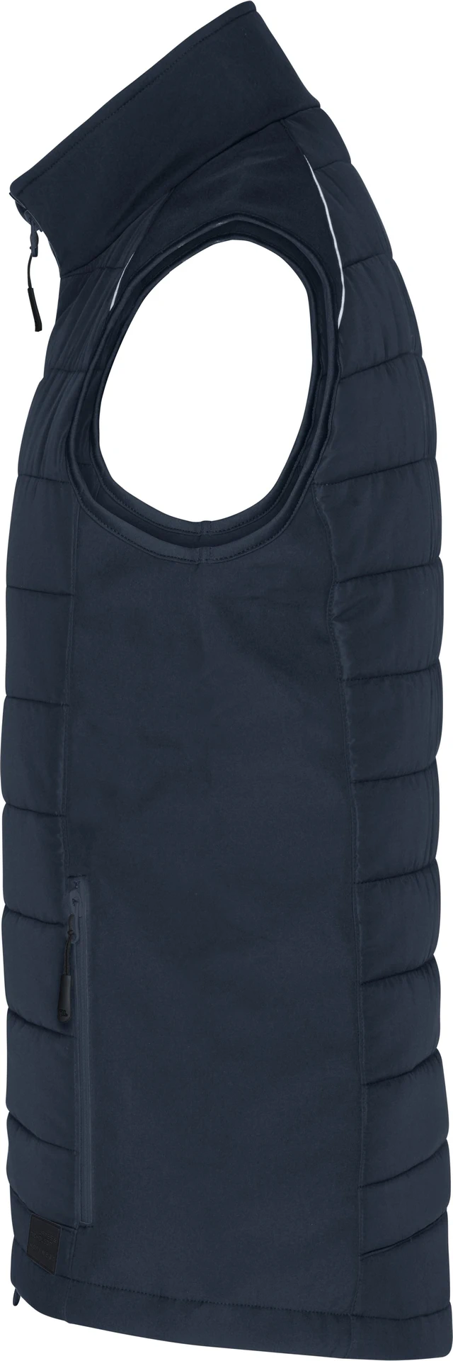 jn1822-mens-hybrid-vest-carbon-carbon-left-4 James & Nicholson Men's Hybrid Vest 1822