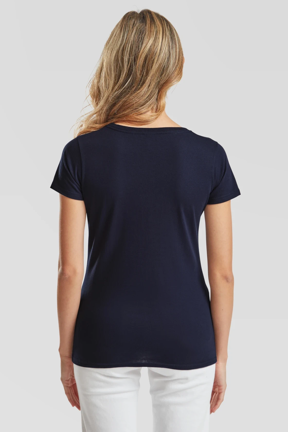 F.O.L. Lady-Fit Valueweight V-Neck T