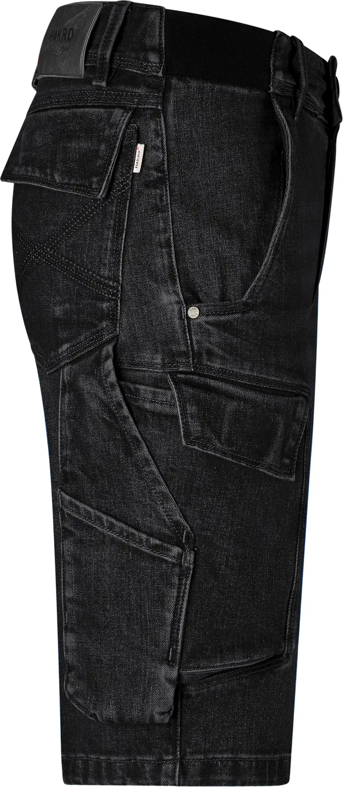 hakro-736-worker-jeansshorts-dyneema-x-stretch-eco-schwarz-4 HAKRO Worker-Jeansshort 736 Dyneema® X-Stretch ECO